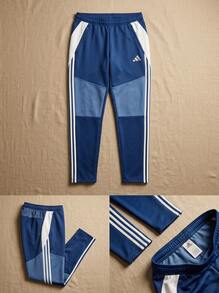 Adidas Men's Sports Pants Stretchy Quick-Dry Breathable Sports Office Weekend Blue IY0114 - Blue - View 5