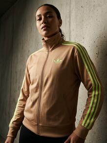 Adidas Sports Jackets Stretchy Comfortable Durable Daily Training Travel JW1249 - Camel - View 8