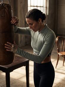 Under Armour UA Sports Sweatshirts Stretchy Comfortable Cozy Outdoor School Casual Green 1388692-348 - Green - View 6