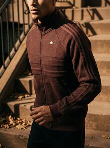 Adidas Men's Sports & Outdoor Hoodies Cozy Breathable Easy To Match Commuting Outing Training Brown IZ3271 - Brun - Visa 5