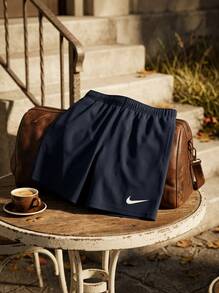 Nike Sports Shorts Comfortable Classic Fit Stretchy Daily Outdoor Training Blue FD7608-451 - Navy Blue - View 5