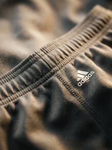 Adidas Sports Shorts Stretchy Easy To Match Elastic Waist Casual Running Beach Grey HH9995 - Grey - View 7