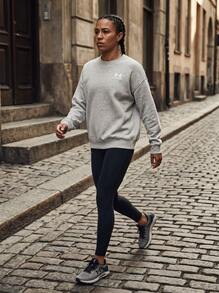 Under Armour بلوزات رياضية نسائية رمادية من آيكون - رمادي فاتح - مشاهدة 8