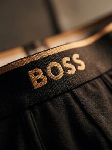 Hugo Boss Men's Breathable Skin-Friendly Versatile Travel Sports Office 50475282-282 - Dark Blue - View 5