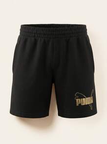 Puma Sports Shorts Durable Lightweight Versatile Sports Weekend Summer Black 691826-01 - Puma Black-Puma Silver - 查看 3