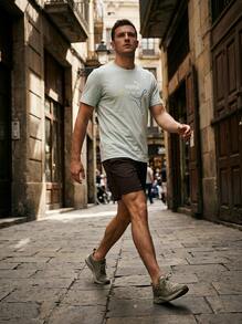 Puma Men's Sports Tees & Tanks Durable Comfortable Versatile Weekend Sports Outdoor Blue 694158-48 - Fresh Water - View 8
