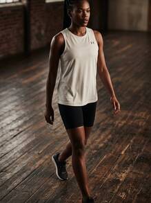 Under Armour ملابس علوية بدون أكمام - أبيض - مشاهدة 7