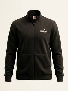 Puma Men's Sports Jackets Durable Versatile Waterproof Outdoor Camping Sports Black 682584-01 - Black White - View 3