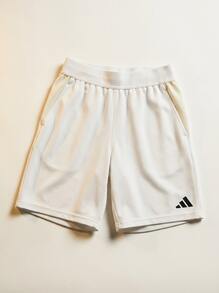 Adidas Sports Shorts Durable Lightweight Versatile Sports Weekend Summer White IQ4775 - White - View 3
