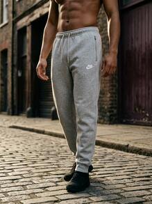 Nike Men's Sports Pants Lightweight Durable Elastic Waist Sports Office Weekend Grey FD7738-012 - Grey - View 9