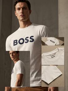 Hugo Boss Kids' Durable Comfortable Versatile Outdoor Training Vacation White J25P24-544 - White - View 5