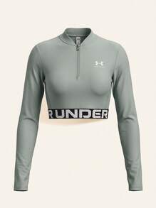 Under Armour UA Sports Sweatshirts Stretchy Comfortable Cozy Outdoor School Casual Green 1388692-348 - Green - View 3
