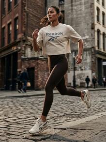 Reebok Sports Tees & Tanks Moisture-Wicking Breathable Classic Fit Travel Daily Weekend Beige IC8094 - White - View 8