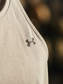 Under Armour ملابس علوية بدون أكمام - أبيض - مشاهدة 5