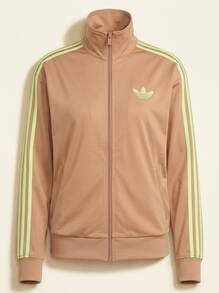 Adidas Sports Jackets Stretchy Comfortable Durable Daily Training Travel JW1249 - Camel - View 3