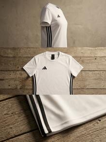 Adidas Sports Tees & Tanks Durable Comfortable Versatile Daily Weekend Sports White H44530 - White - View 5