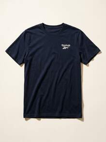 Reebok Men's Sports Tees & Tanks Durable Comfortable Versatile Outing Gym Home Navy 100240908 - Navy Blue - View 3