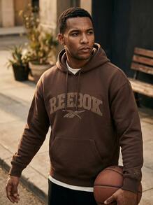 Reebok Men's Sports & Outdoor Hoodies Cozy Breathable Easy To Match Sports Commuting Outing Brown 100240371 - 棕色 - 查看 2