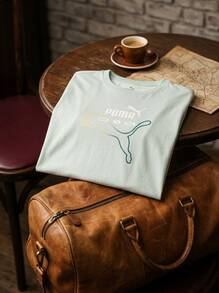 Puma Men's Sports Tees & Tanks Durable Comfortable Versatile Weekend Sports Outdoor Blue 694158-48 - Fresh Water - View 5