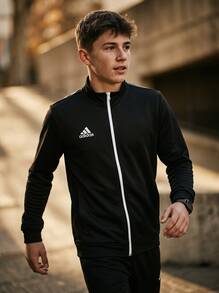 Adidas جاكيت أطفال أسود إنترادا 22 - الأسود - مشاهدة 2