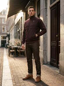 Adidas Men's Sports & Outdoor Hoodies Cozy Breathable Easy To Match Commuting Outing Training Brown IZ3271 - Brun - Visa 3