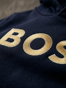 Hugo Boss Men's Cozy Breathable Easy To Match School Casual Home J52351-849 - Navy Blue - View 7