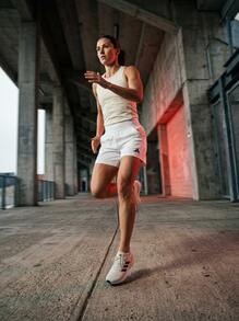 Adidas Sports Shorts Durable Lightweight Versatile Sports Weekend Summer White IQ4775 - White - View 9