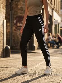 Adidas بنطال تدريب نسائي تيرو 24 باللون الأسود - Black / White - مشاهدة 2