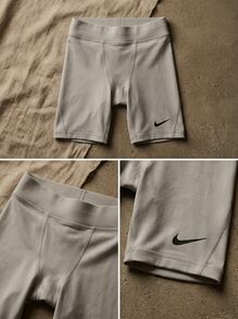 Nike شورتات برو سترايك للنساء باللون الأبيض - أبيض - مشاهدة 4