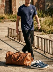 Reebok Men's Sports Tees & Tanks Durable Comfortable Versatile Outing Gym Home Navy 100240908 - Navy Blue - View 5