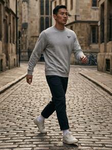Reebok Men's Sports & Outdoor Hoodies Cozy Breathable Easy To Match Outing Training Daily Grey HG4446 - Grey - View 7