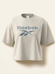 Reebok Sports Tees & Tanks Moisture-Wicking Breathable Classic Fit Travel Daily Weekend Beige IC8094 - White - View 3