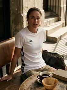 Adidas Sports Tees & Tanks Durable Comfortable Versatile Daily Weekend Sports White H44530 - White - View 6