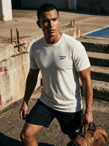 Reebok Men's Sports Tees & Tanks Breathable Classic Fit Quick-Dry Home Travel Daily White 100240911 - Weiss - Übersicht 6