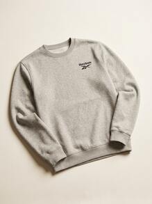 Reebok Men's Sports & Outdoor Hoodies Cozy Breathable Easy To Match Outing Training Daily Grey HG4446 - Grey - View 2