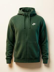 Nike كنزة رياضية للرجال من نادي باللون الأخضر - أخضر - مشاهدة 2