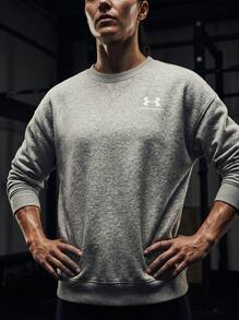Under Armour بلوزات رياضية نسائية رمادية من آيكون - رمادي فاتح - مشاهدة 5