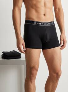 TOMMY HILFIGER UNDERWEAR Men's Stretchy Quick-Dry Breathable Casual Gym Travel UM0UM03520-0WE - BLACK/BLACK/BLACK - View 5