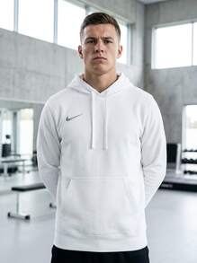 Nike Men's Sports & Outdoor Hoodies Versatile Warm Lightweight Commuting Outing Training White CW6894-101 - White - View 3
