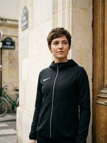 Nike Sports Jackets Breathable Packable Lightweight Travel Casual Weekend Black DC8039-010 - Black - View 1