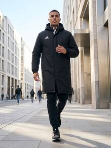 Adidas Men's Sports Jackets Premium Lightweight Adjustable Outdoor Camping Sports Black IB6076 - 黑色 - 查看 6