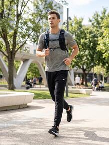 Nike Men's Sports Pants Soft Stretchy Quick-Dry Outdoor Commuting Casual Black CW6907-010 - Black - View 6