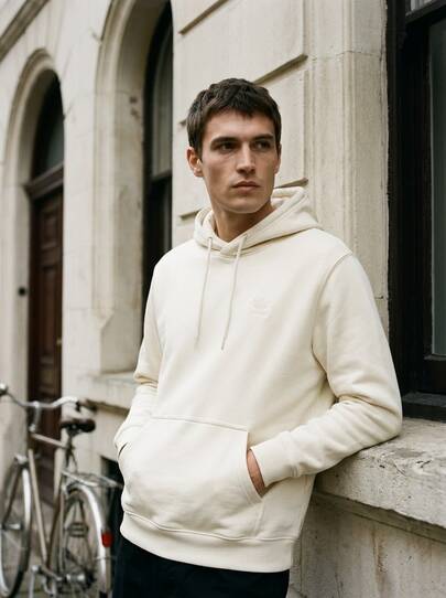 Adidas Men's Sports & Outdoor Hoodies Easy To Match Classic Fit Soft Casual Home Weekend Ivory IR7790