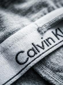 Calvin Klein CK UNDERWEAR Women's Sports Bras Supportive Durable Soft Sports Daily Casual 0000F3785E-020 - 灰色 - 查看 7