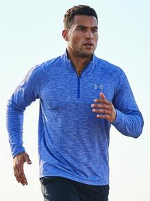 Under Armour TECH Men's Sports & Outdoor Hoodies Easy To Match Classic Fit Soft Casual Home Weekend 1328495-400 - Blue - View 8