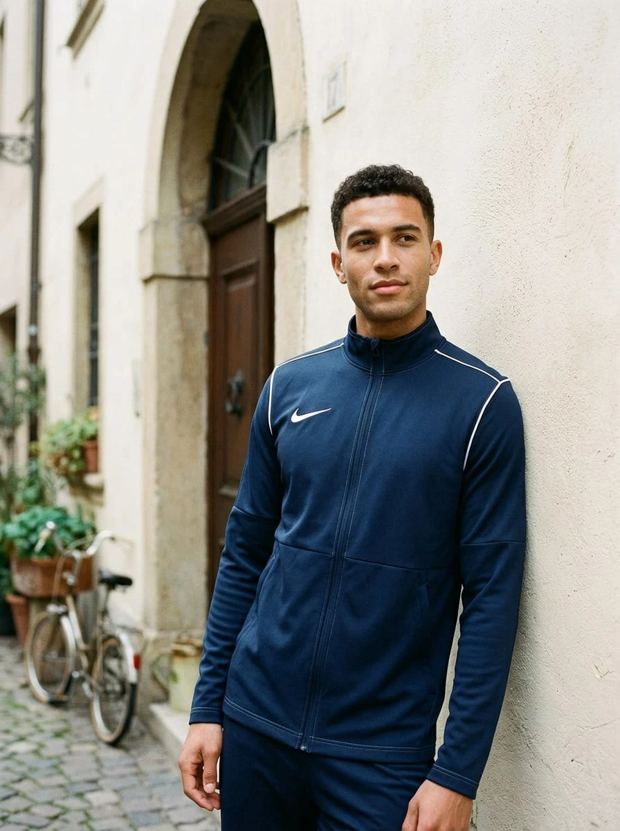 Nike Men's Sports Jackets Quick-Dry Windproof Packable Weekend Commuting Outdoor Blue FJ3022-451 - Blue - View 1
