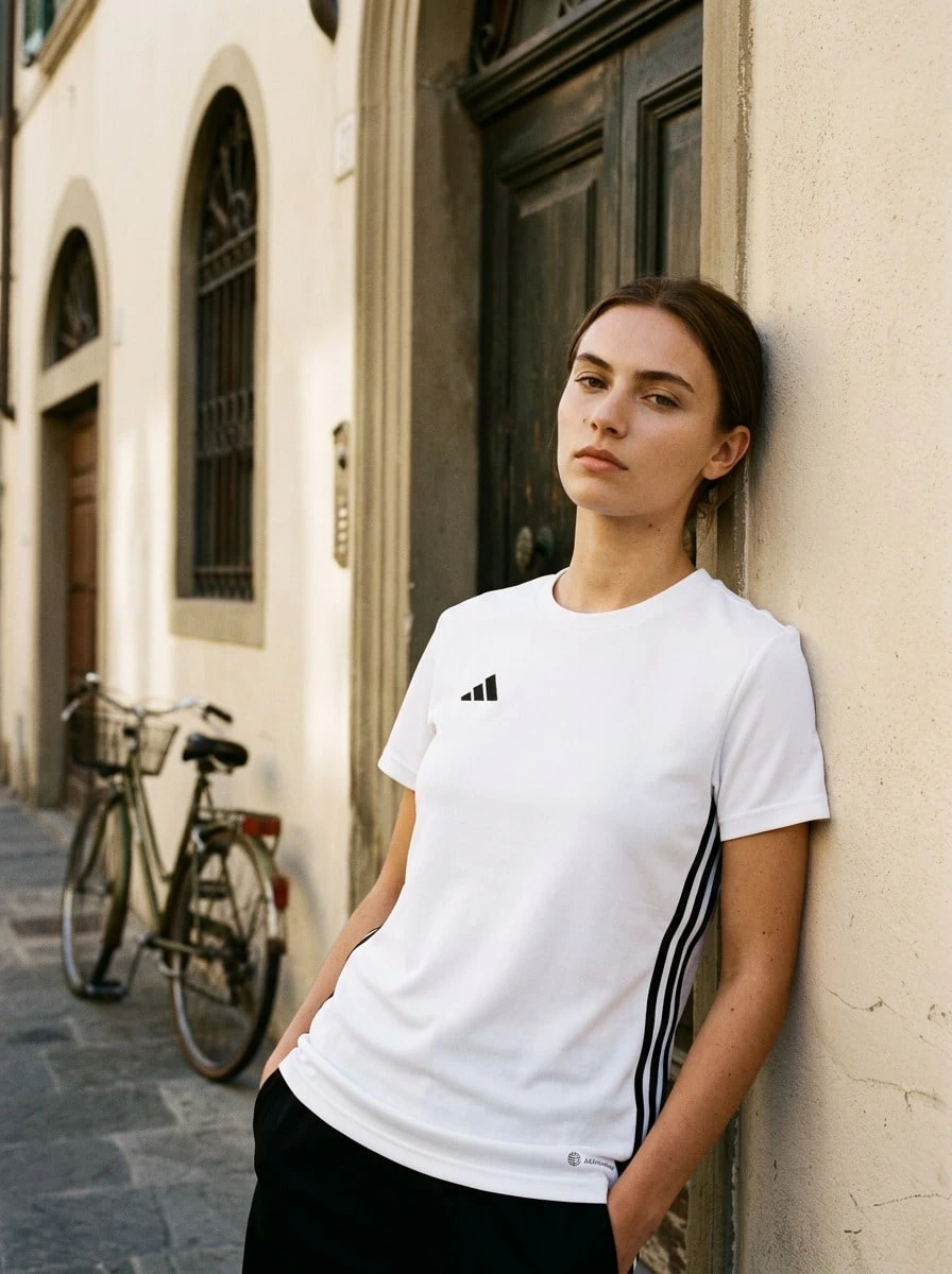Adidas Sports Tees & Tanks Durable Comfortable Versatile Daily Weekend Sports White H44530 - White - View 1
