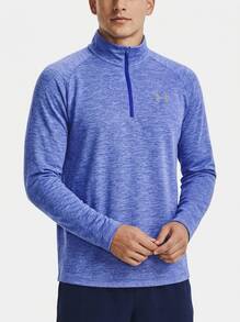 Under Armour TECH Men's Sports & Outdoor Hoodies Easy To Match Classic Fit Soft Casual Home Weekend 1328495-400 - Blue - View 4