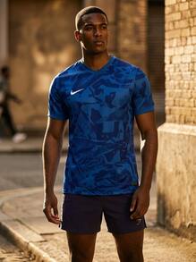 Nike Men's Sports Tees & Tanks Stretchy Soft Durable Training Vacation School Blue FZ9332-463 - Royal Blue - View 1