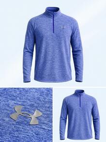 Under Armour TECH Men's Sports & Outdoor Hoodies Easy To Match Classic Fit Soft Casual Home Weekend 1328495-400 - Blue - View 6